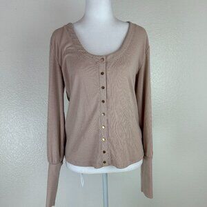 Jennifer Lopez Light Pink Cardiga/ Blouse Size L